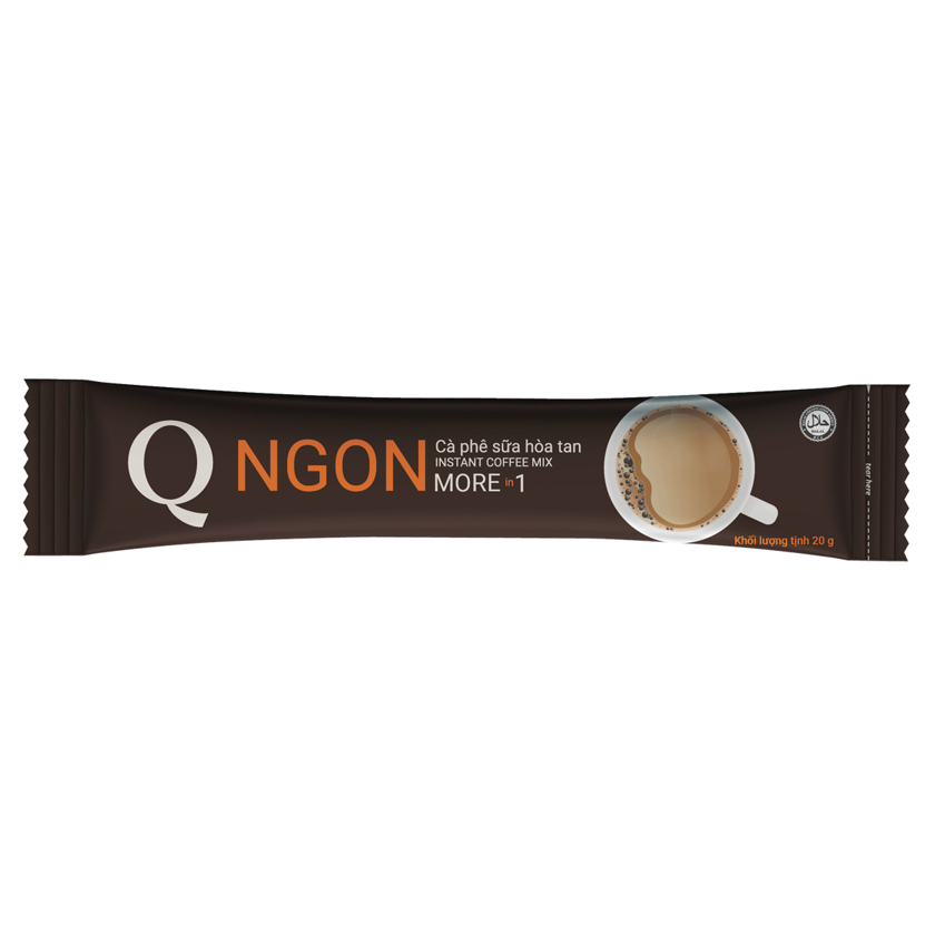 Cafe hòa tan Ngon 3 in 1, Size lớn đậm chất cafe.