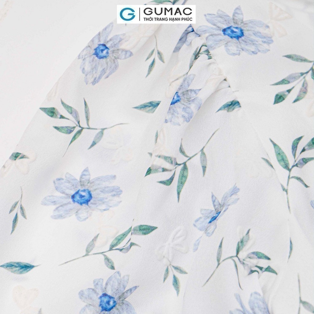 Đầm nữ đuôi cá cổ V thời trang GUMAC DE03018