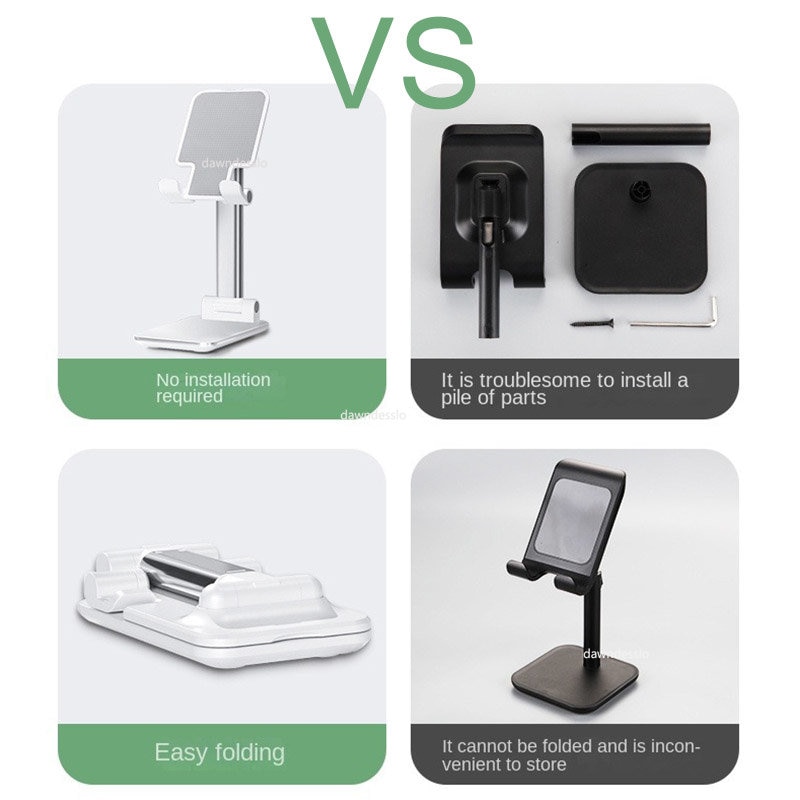 Desktop Mobile Phone Holder Stand For Ipad Adjustable Tablet Foldable Table Cell Phone Desk Stand Holder Universal