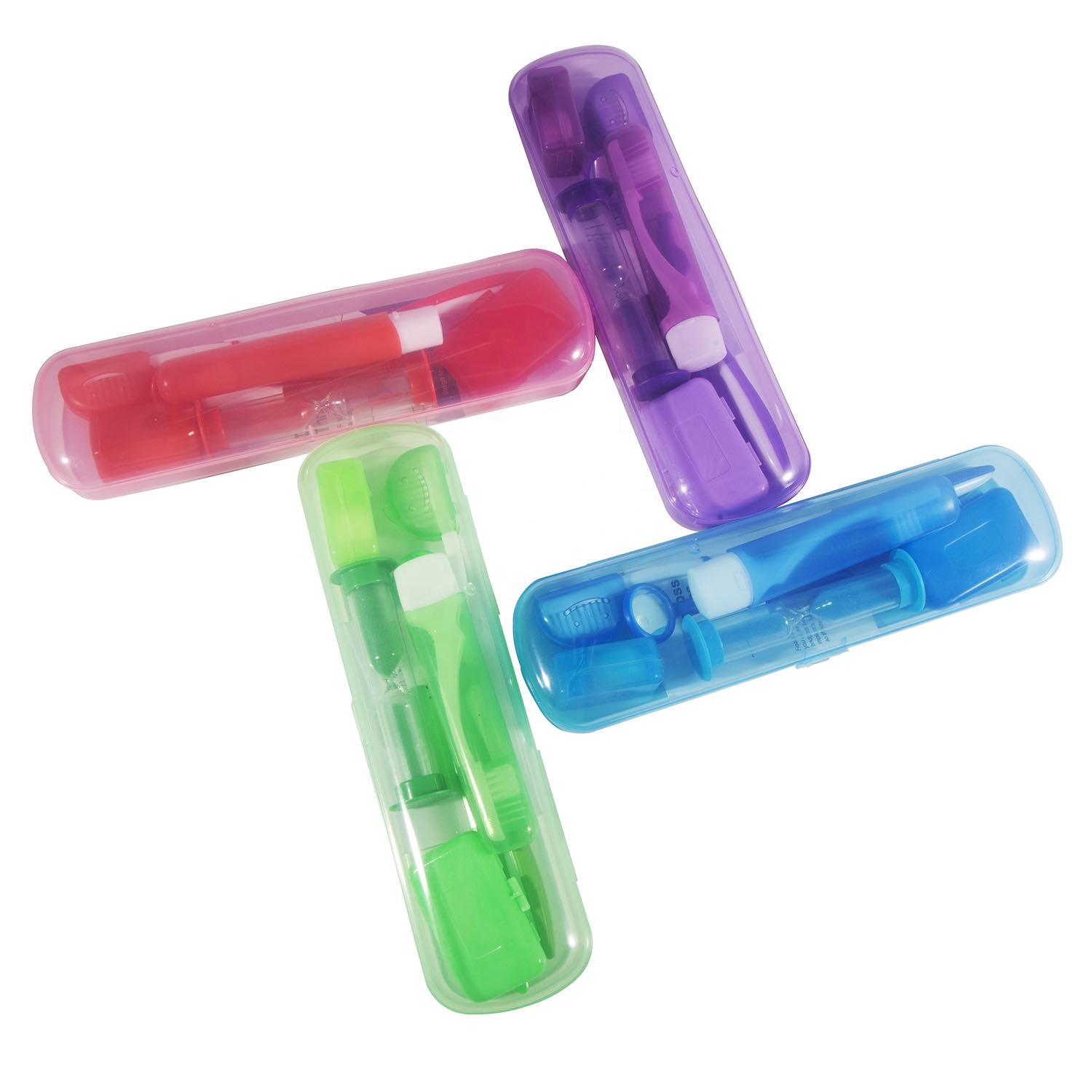 Bộ vệ sinh răng miệng hỗ trợ niềng răng 8 món coral