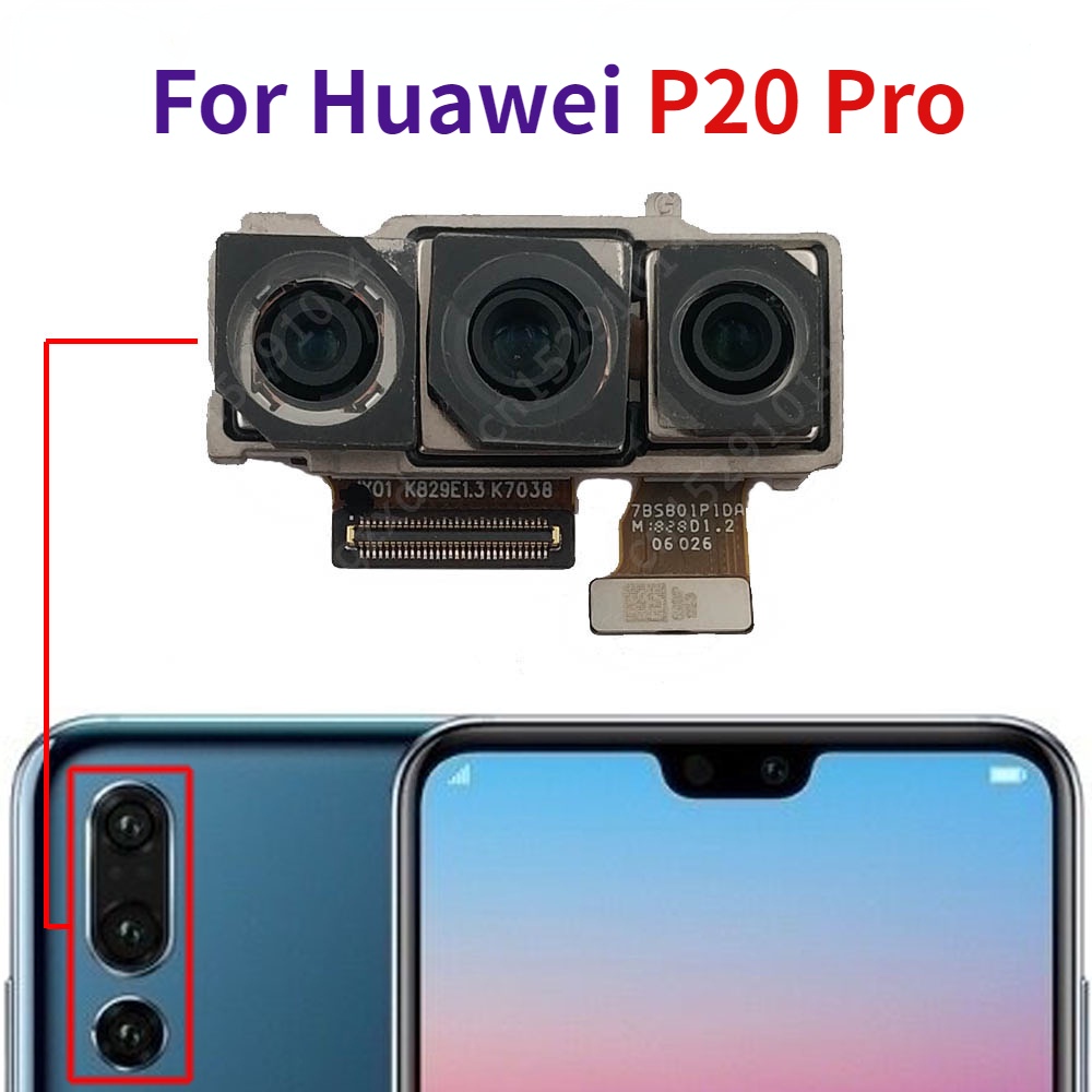 For Huawei P9 P10 Plus P20 Lite P30 Pro Original Back Camera Rear Camera Module Backside View Replacement Repair Spare Parts