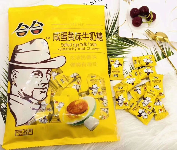 Combo 300g Kẹo dẻo sữa chua / Kẹo sữa chua bạc hà / Kẹo trứng muối / Kẹo sữa hiệu ông già