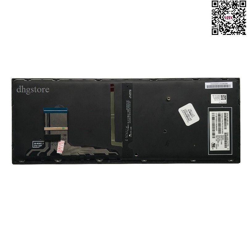 HP ZBook Studio G3 laptop keyboard with lamp
