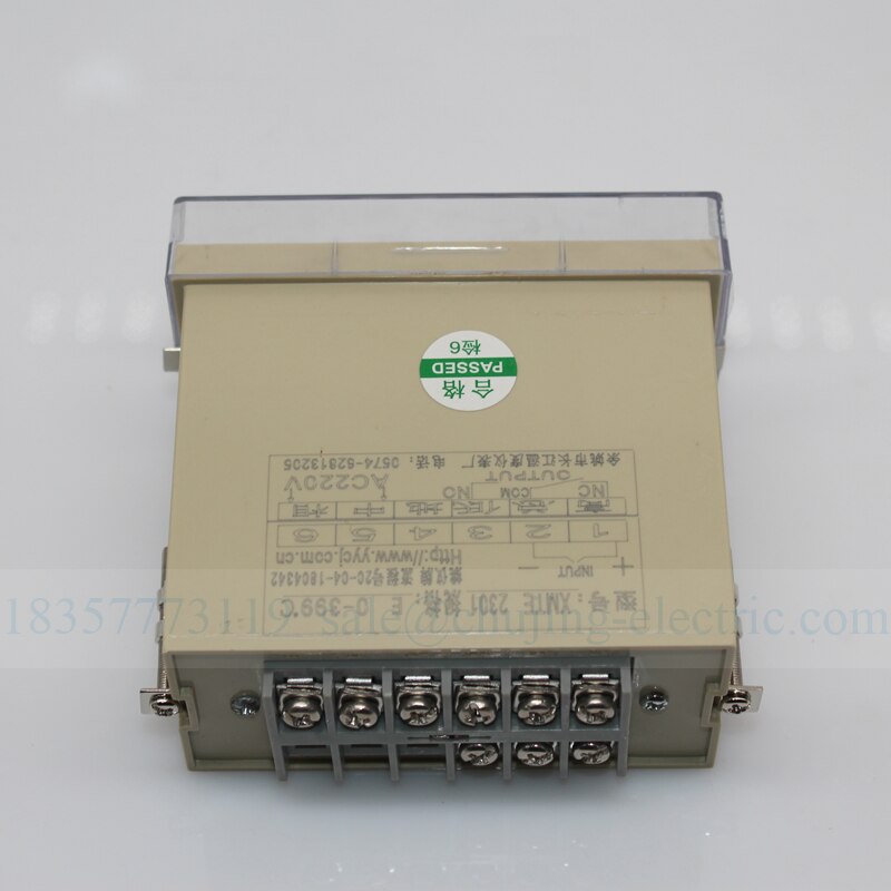 E Type 0-399 Degree XMTE-2301 Temperature Controller Electrical Circuitry Parts