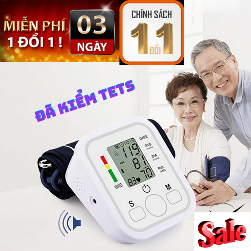 Máy đo huyết áp bắp tay máy đo huyết áp điện tử. chuẩn byt màn hình lcd hiển thị chính xác đo cực nhanh món quà tuyệt vời cho người cao tuổi.