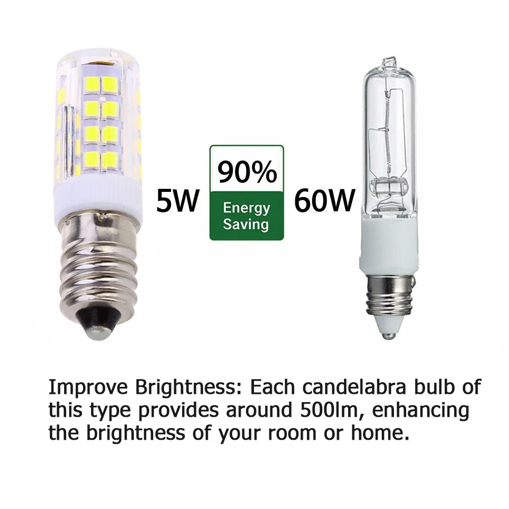 LED Bulb E14 G4 G9 Corn Light Bulb 220V 5W Spotlight Energy-saving Small Light Bulb
