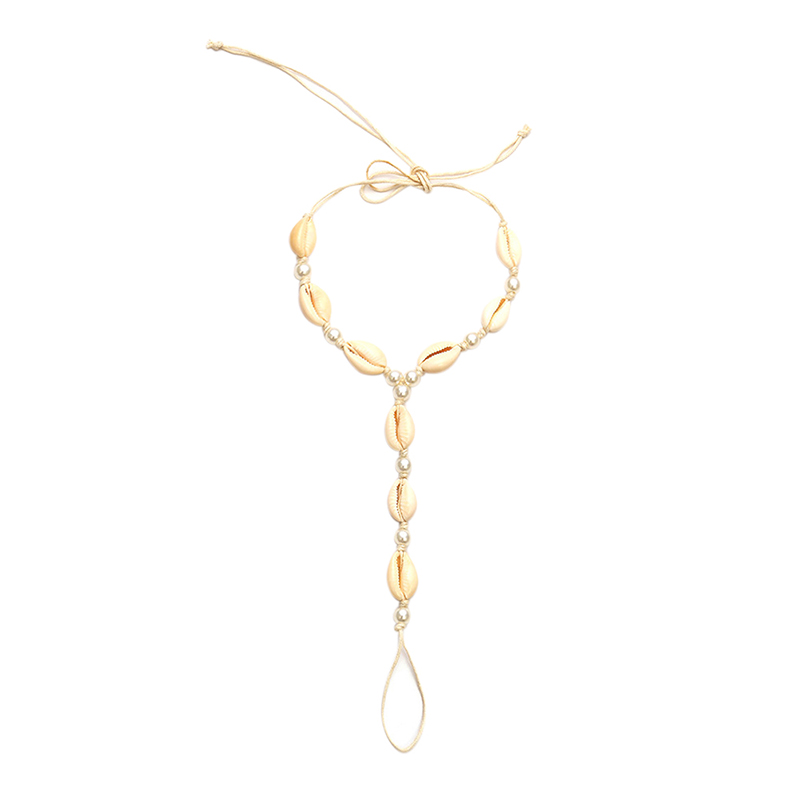 Sea Shell Bracelet Anklet Nupur Payel Bohemian Style States Fashion Braided Anklet Cross-border Accessories.