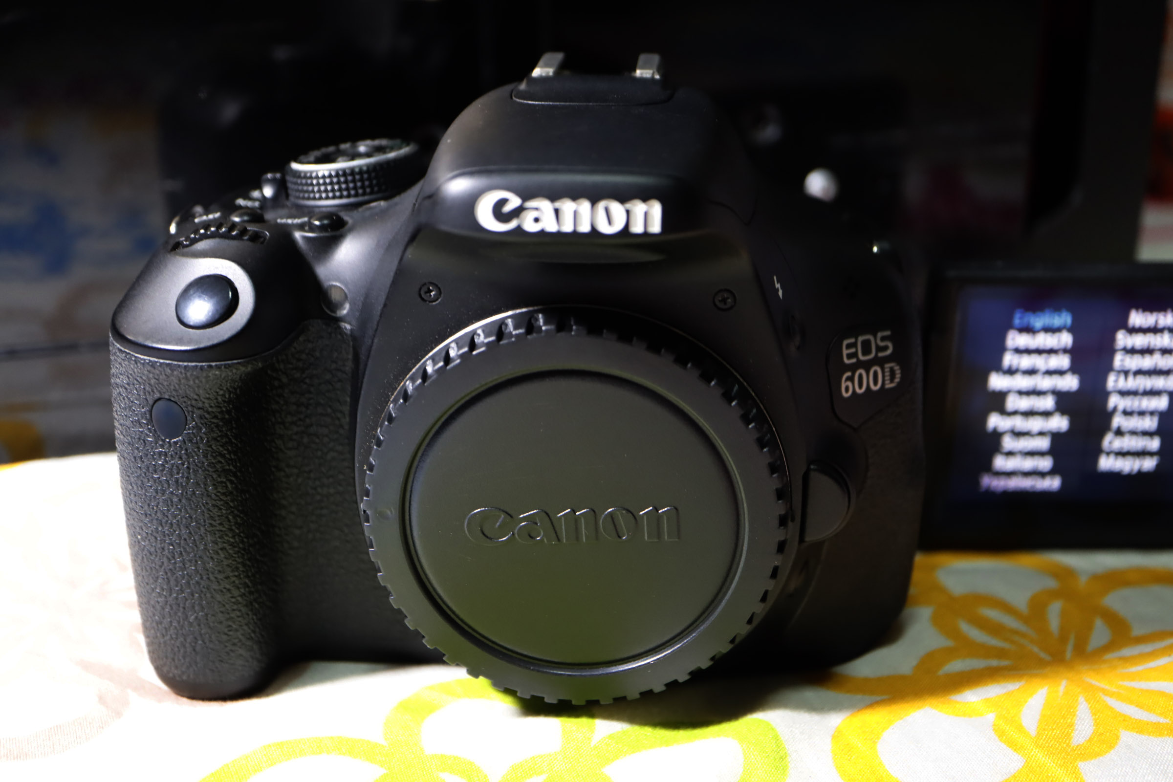 Canon EOS Kiss X5 Rebel T3i EOS 600D Black Body ตัวกล้อง DS126311
