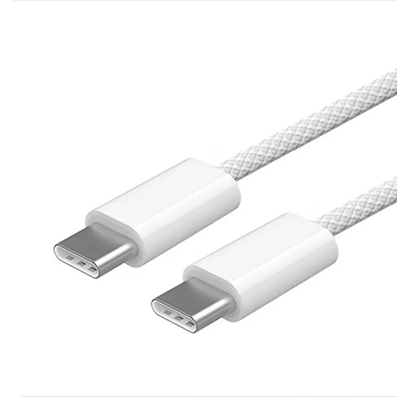 The New 2023 Data Cable Braided Pattern Fast Charging Cable For iPhone 15 Pro Max Samsung HUAWEI PD Data Cable type-c-type-c 60W Fast Charging Data Cable