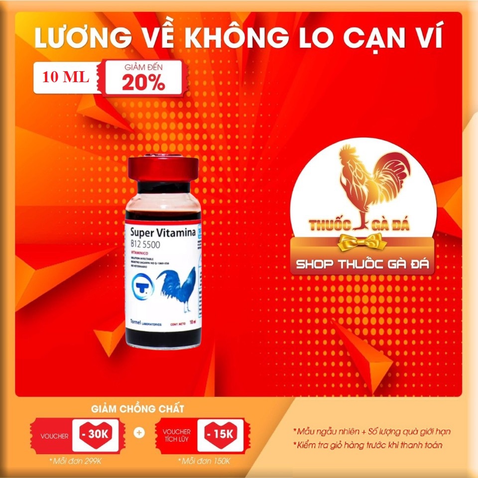 Thuôi nuôi gà đá B12 5500 tăng bo , khung xương cứng cáp, bền bỉ nhập khẩu từ Mexico