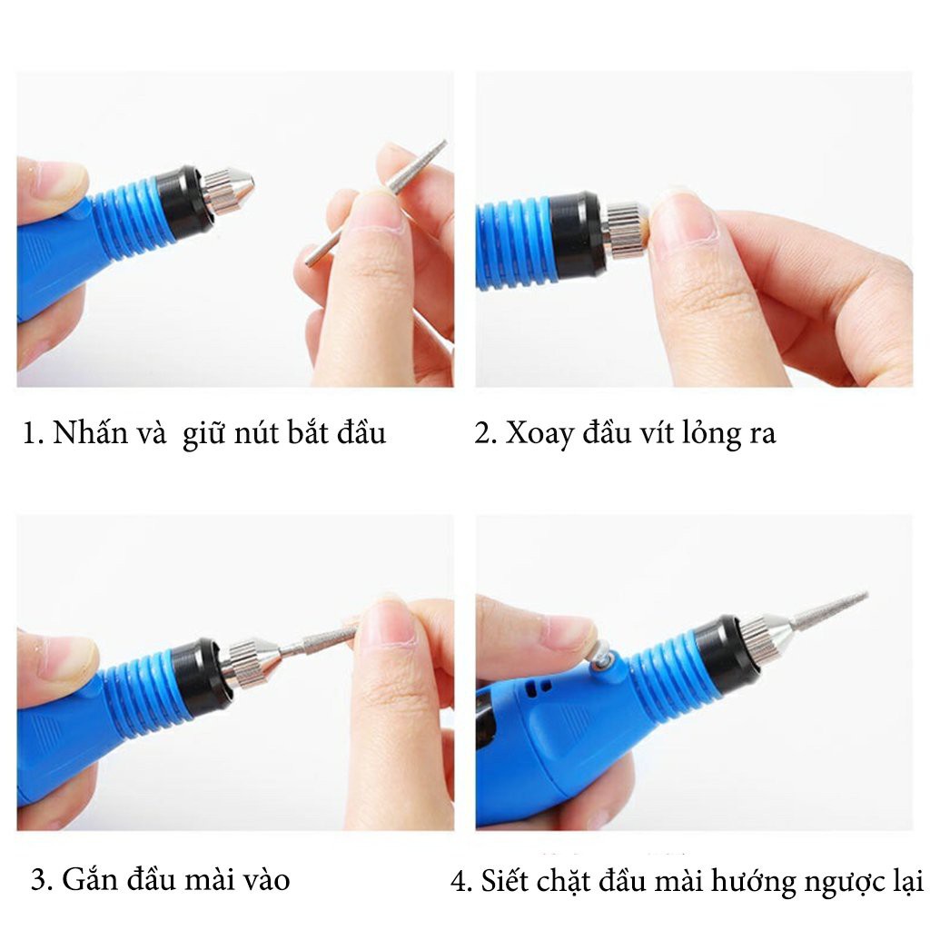 Máy Mài Mini - Máy Mài Móng Cầm Tay Mini