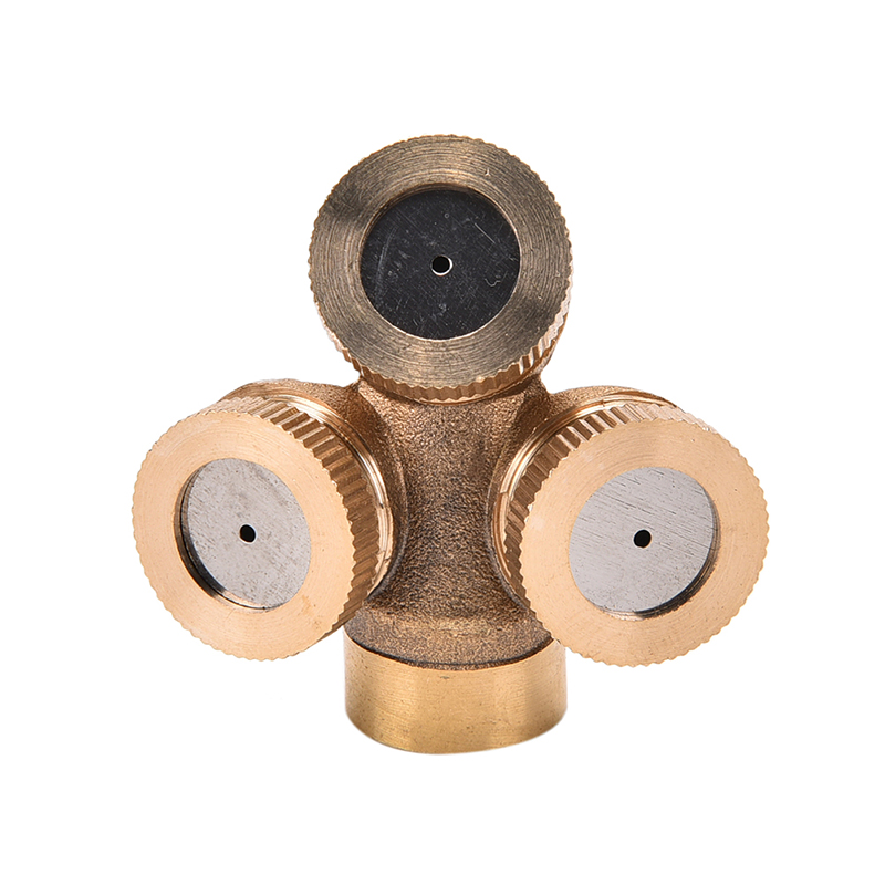 Rayua Adjustable Brass Spray Misting Nozzle Garden Sprinklers Irrigation Fitting