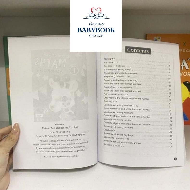 3c- Bộ Preschool maths workbook