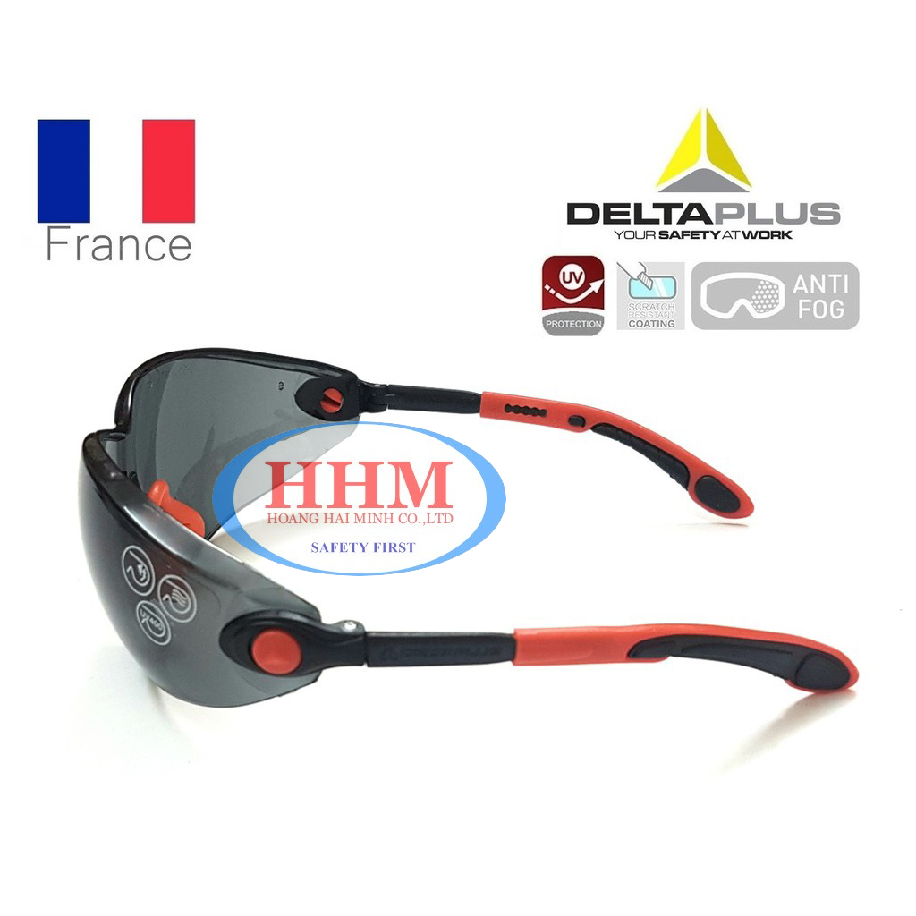 Kính bảo hộ Delta Plus Vulcano2 màu đen