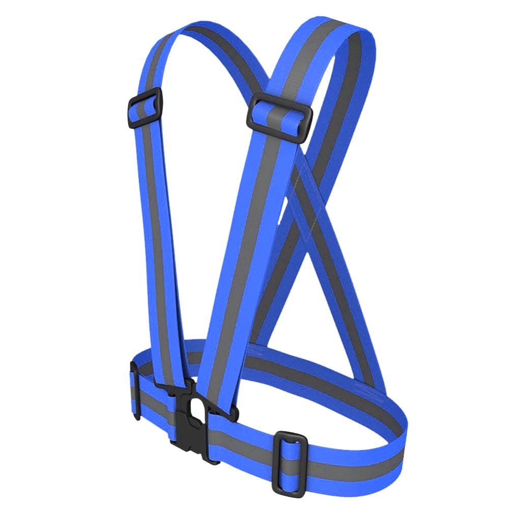 Reflective Straps Night Running Riding Vest Adjustable Safety Elastic Band