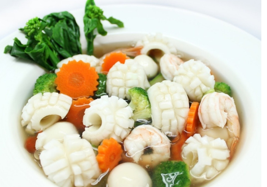 1kg mực tỉa hoa tươi ngon (các món xào, lẩu, chiên...)