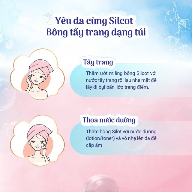 [CHÍNH HÃNG] Bông tẩy trang Silcot [LEFA]