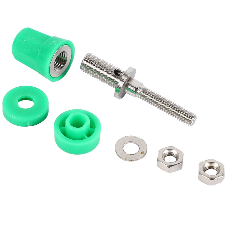 5Pcs M4X36 Pure Copper Terminal 4Mm Banana Jack Socket 20A Binding Post Banana Plug Connector