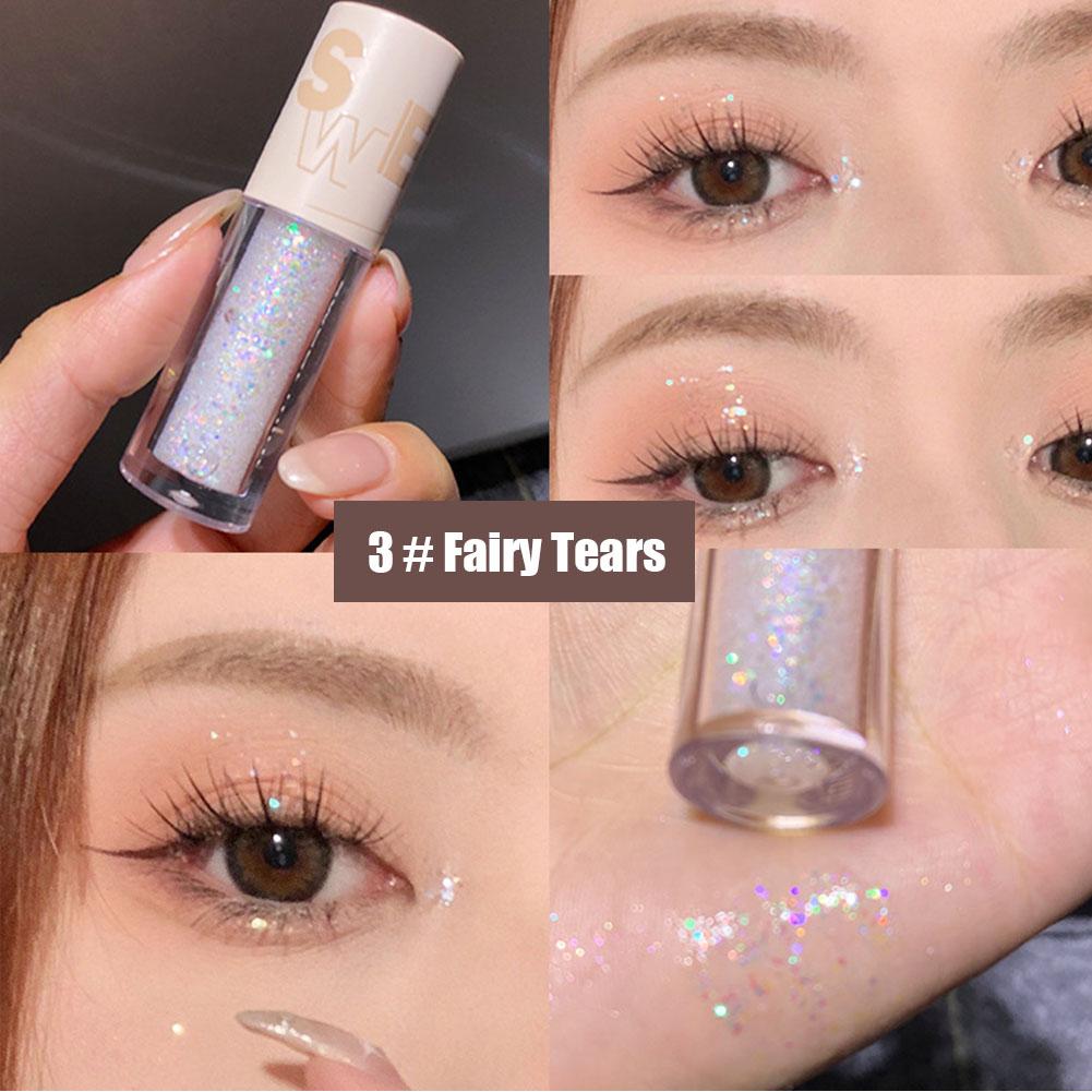 SWEET MINT Liquid Eyeshadow Glitter Highlighter Eyeliner Pearl Light Shimmer Silkworm Eye Shadow Face Makeup