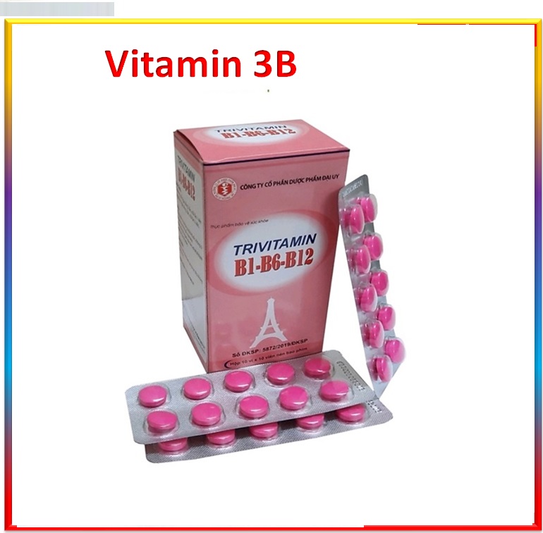 Viên Uống Trivitamin B1,B6,B12 Bổ sung vitamin Nhóm B Tăng cường hệ miễn thumbnail