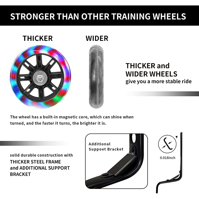 Children Bicycle Auxiliary Wheel 12/14/16/18/20/22 Inch Stroller Shifter Side Wheel Balance Small Wheel. 