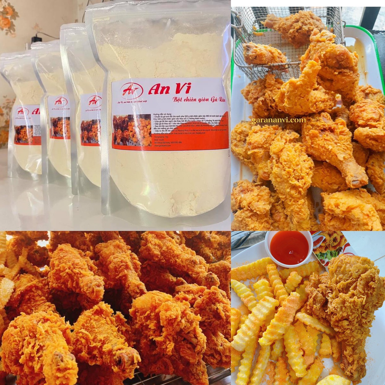 BỘT CHIÊN GIÒN GÀ RÁN AN VI
