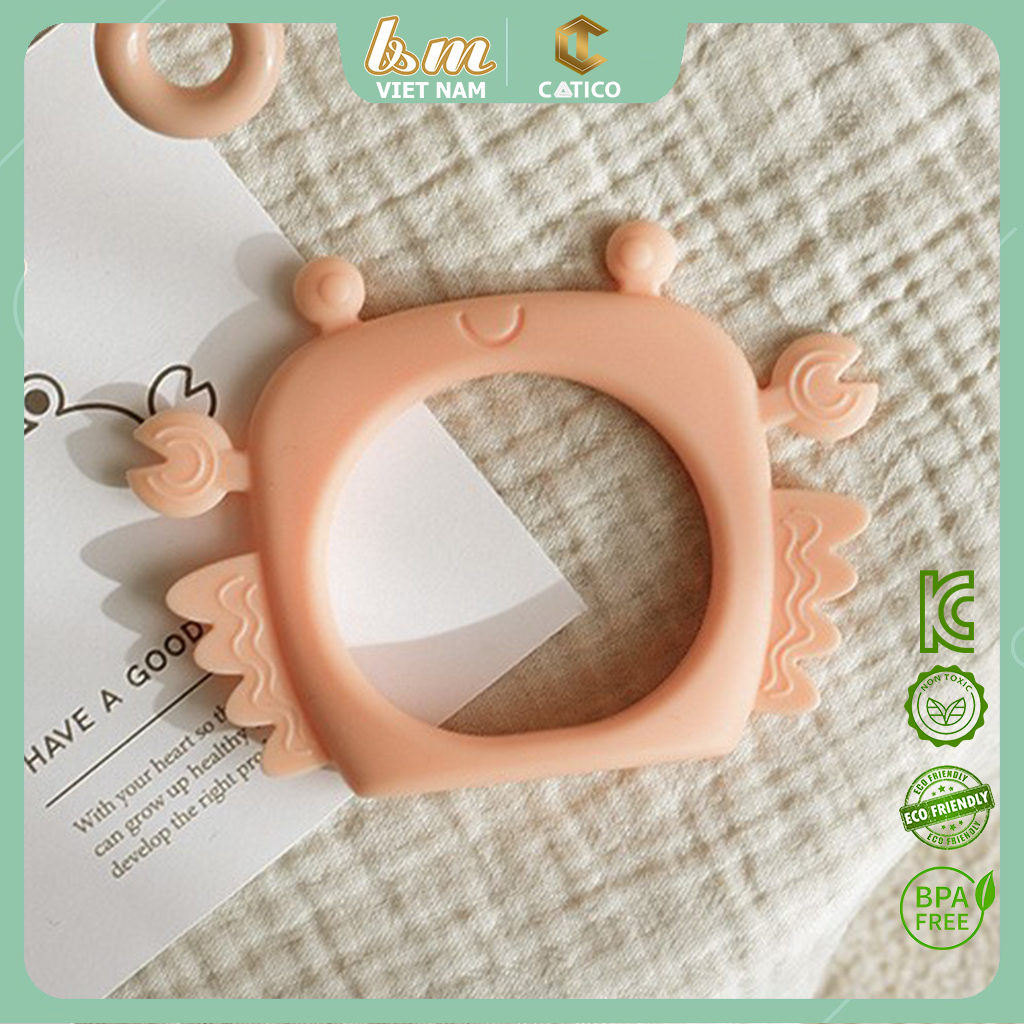 Gặm nướu silicone TGM Nature kèm hộp đựng/ Gặm nướu B&M siêu mềm, Made in Korea