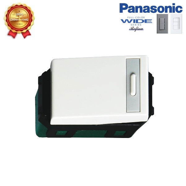 Công tắc panasonic wide refina 1 chiều loại nhỏ wev5531sw