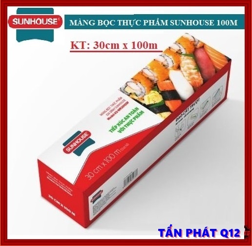 Màng bọc thực phẩm Horeca SUNHOUSE 100 MÉT