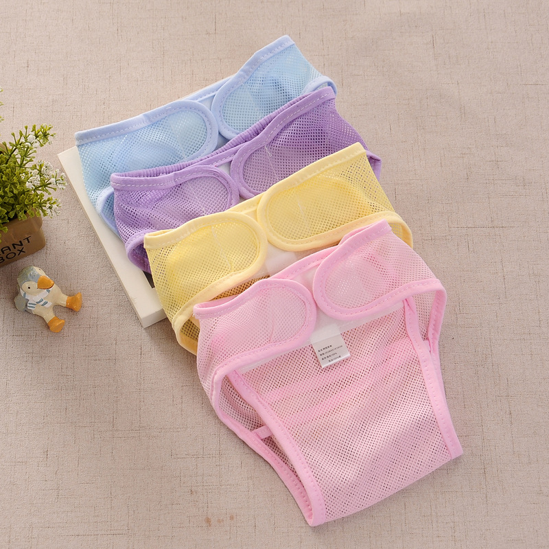 Tã dán, Bỉm vải lưới thoáng mát cho bé sơ sinh 0-12M