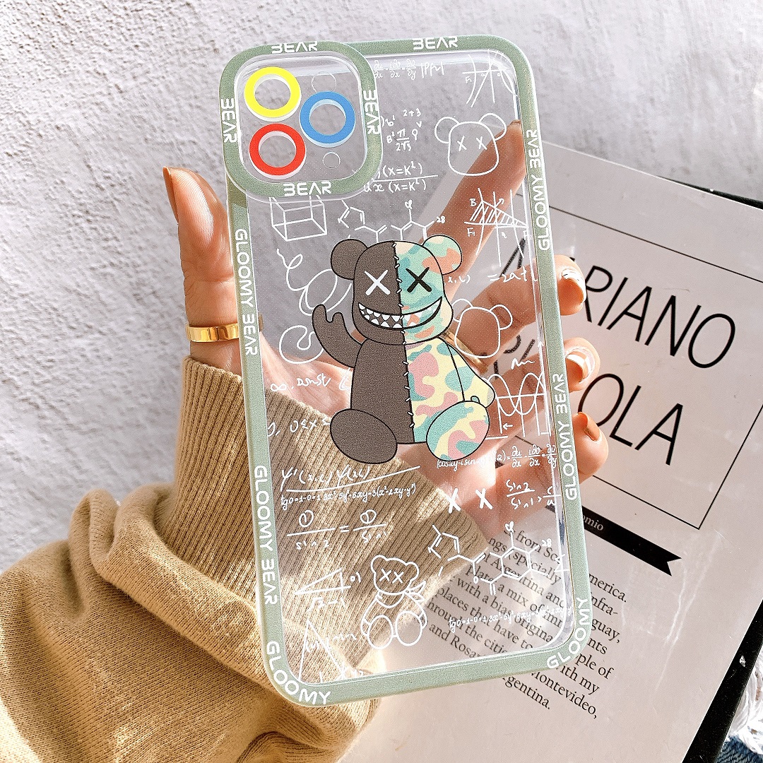 Ốp Lưng Silicon Chống Sốc Viền Nổi GLOOME BEAR