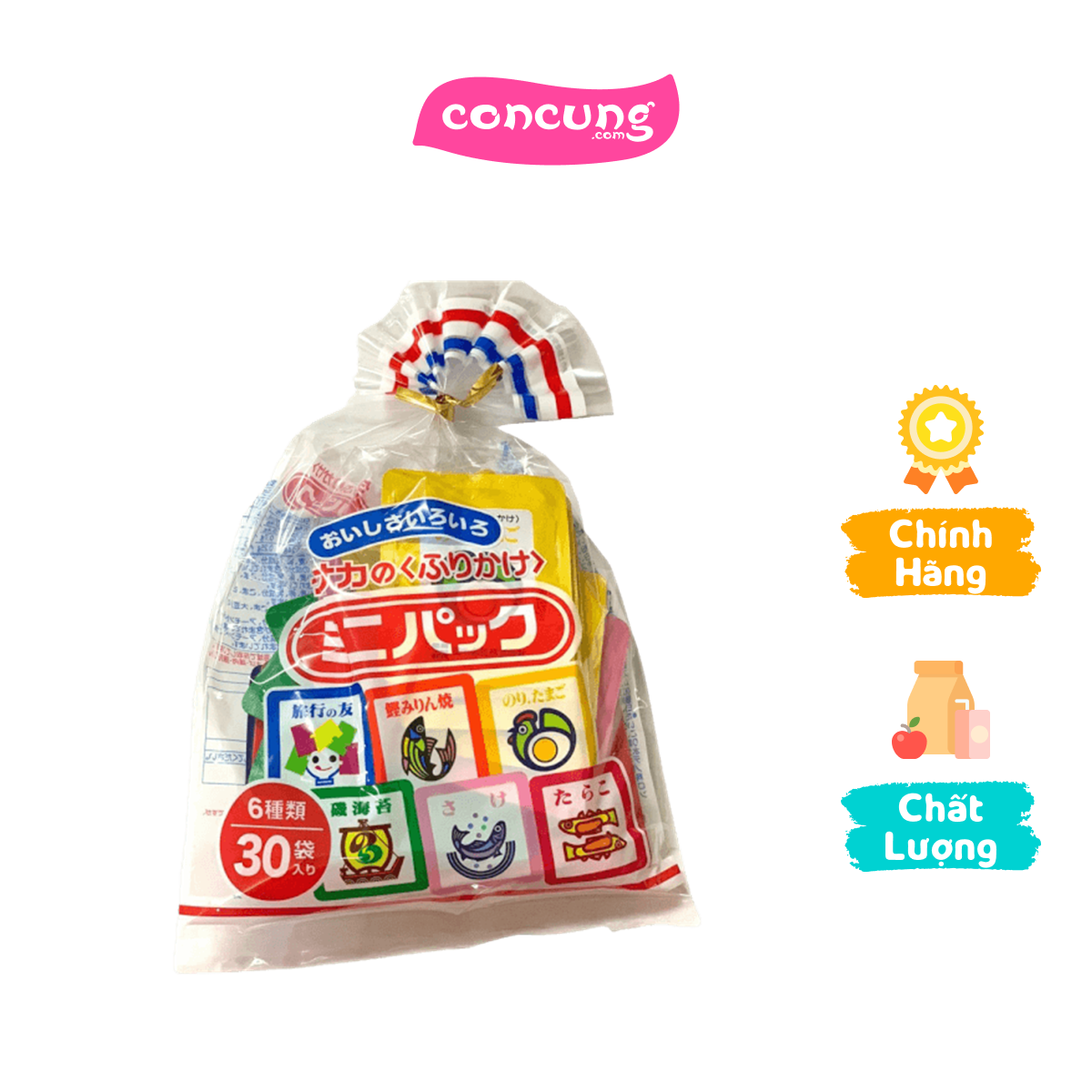 Gia vị rắc cơm 6 vị 30 gói 60gr