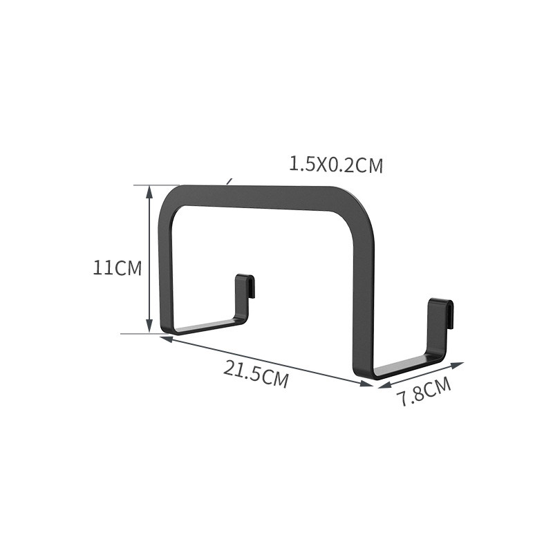 Storage rack Non-perforated kitchen shelves fold-free installation of dish storage shelves countertop wall-mounted dual-purpose spice racks