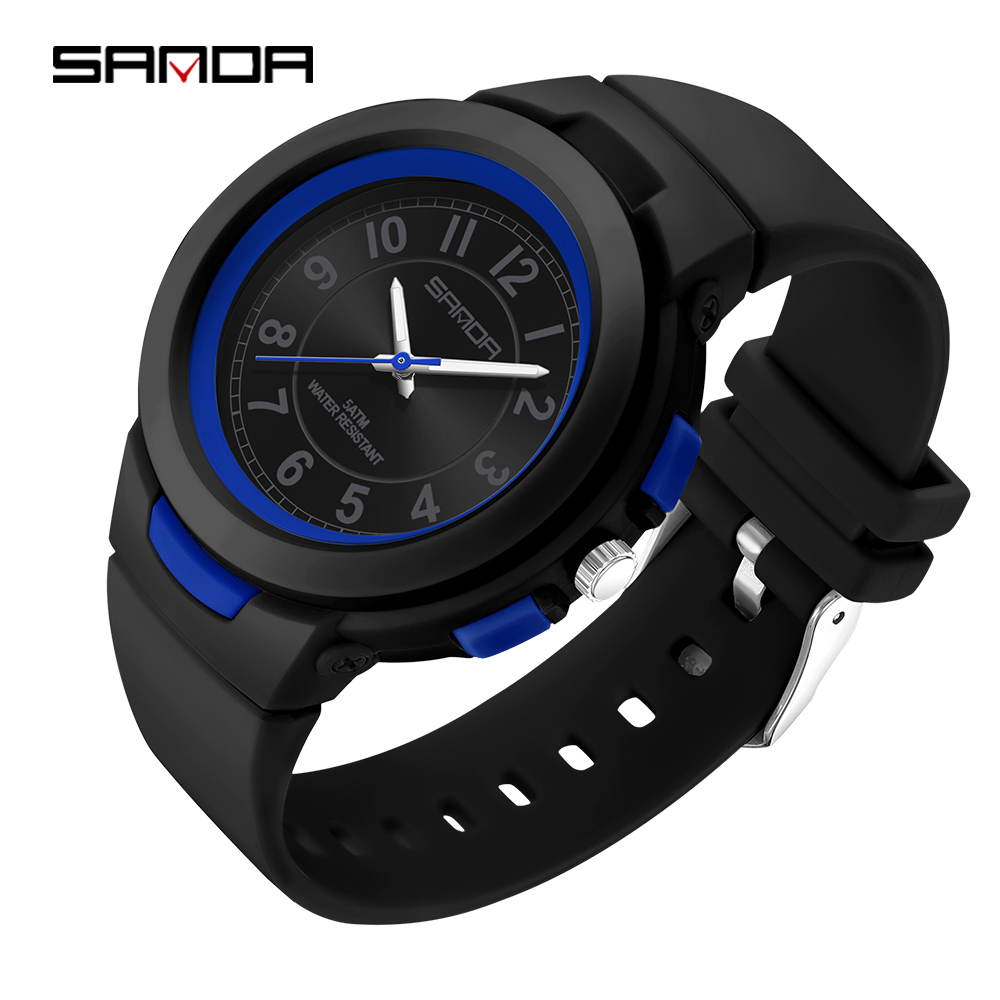 SANDA Brand Fashion Casual Universal Student Watch Waterproof Quartz Sports Trend Watch