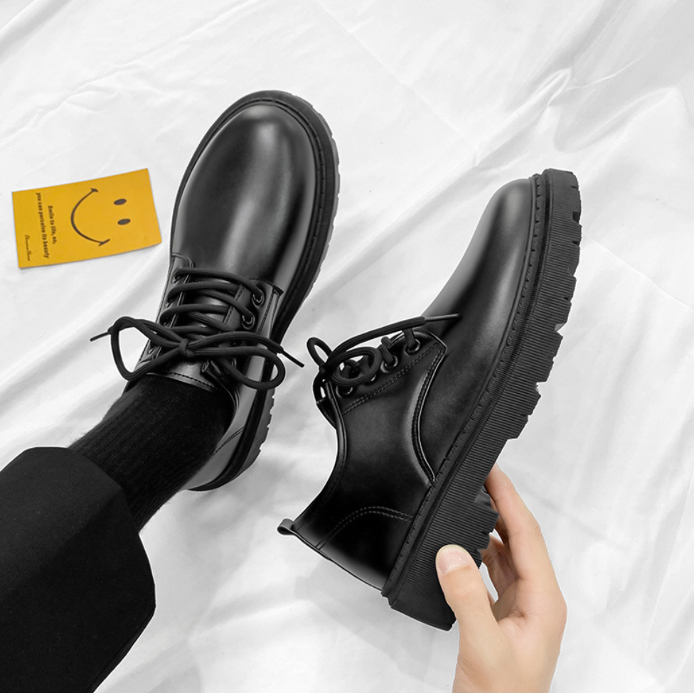 (VIDEO THẬT HÀNG TUYỂN CHỌN) Giày Bốt dr martens Monkey thấp cổ tăng chiều cao 6 cm
