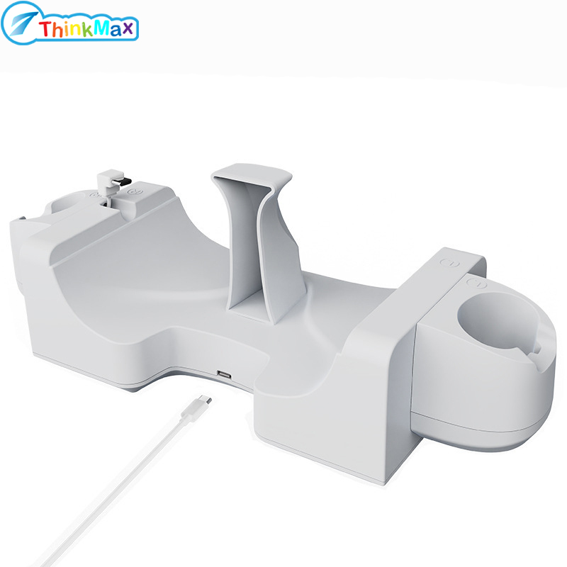 THINKMAX,100%Authentic!!Charging Station VR Headset Controller Handles Charging Dock With LED Indicator Compatible For Oculus/Meta Quest 3