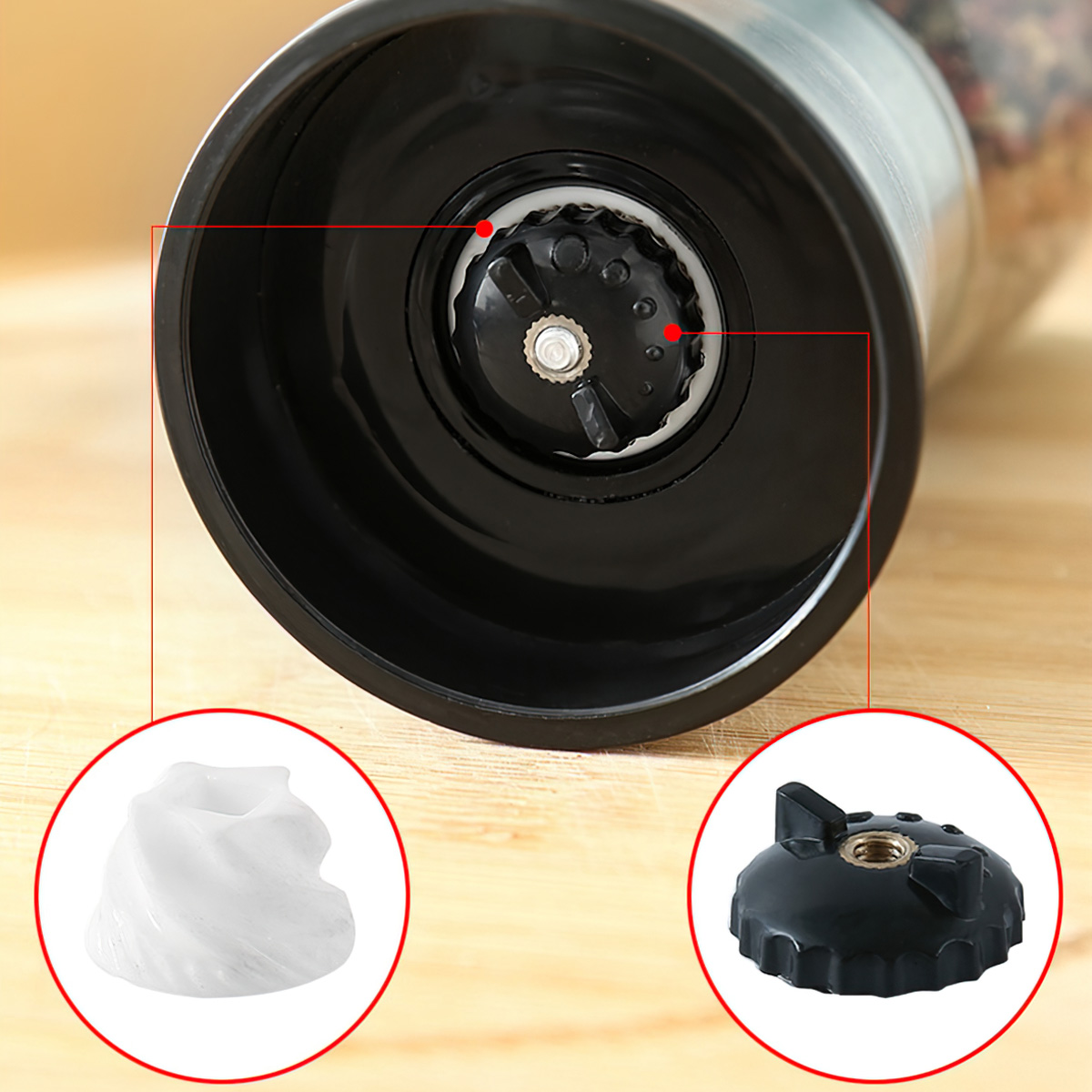 Multi-function dry pepper grinder