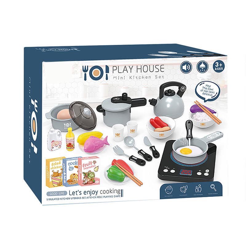 Bộ đồ chơi nấu ăn đồ chơi nhà bếp play house mini kitchen - đồ chơi nhà bếp- thingkids