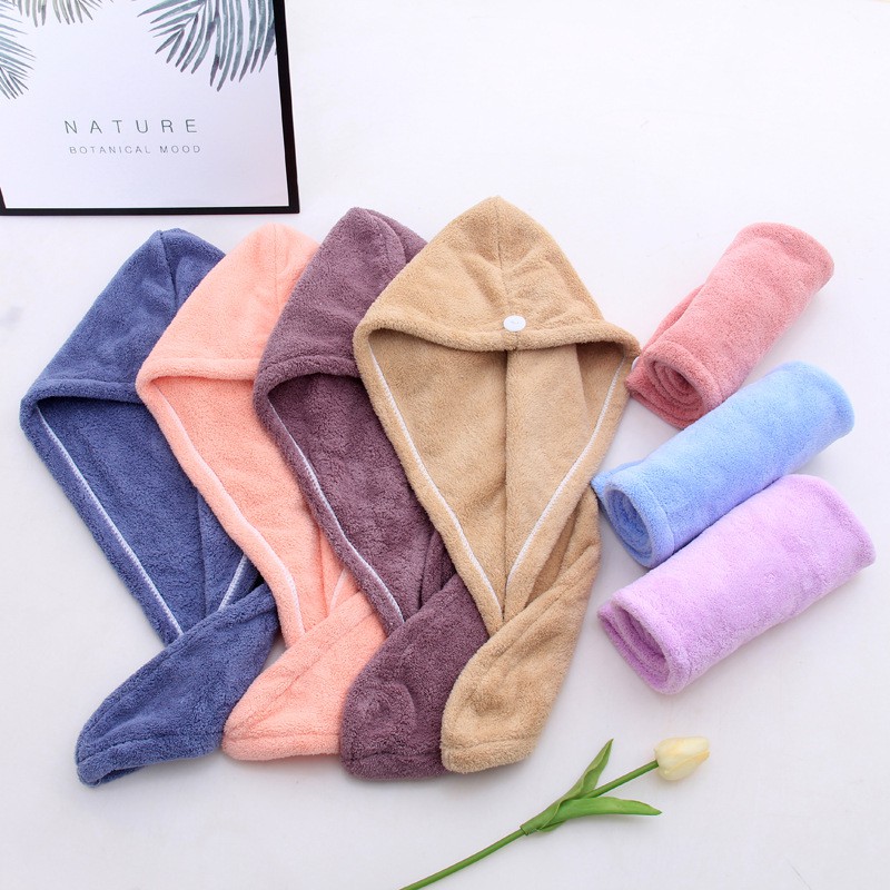 Khăn Quấn Ủ Tóc Lau Khô Siêu Tốc(hàng loại 1)