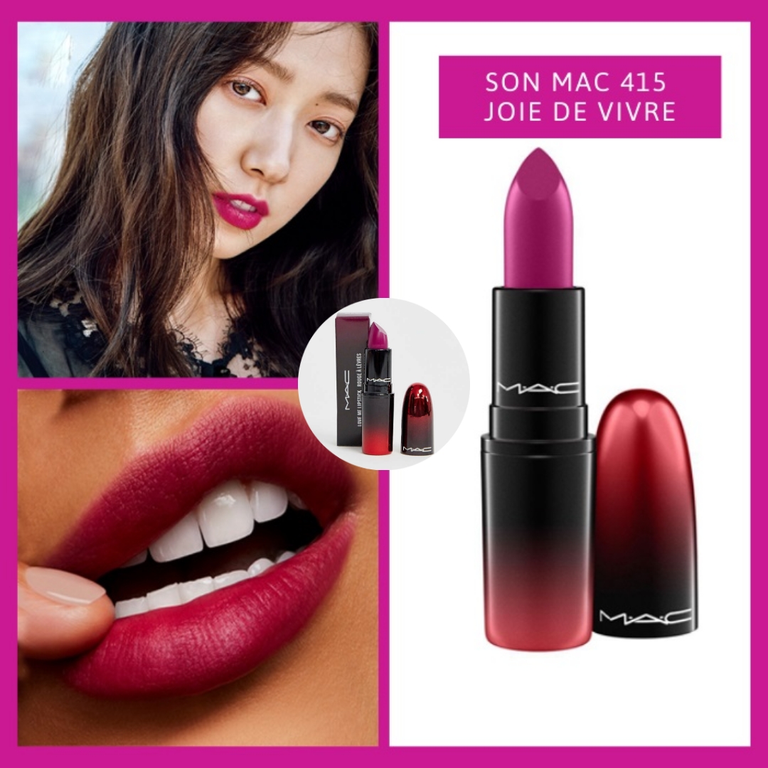 [HÀNG MỸ CHÍNH HÃNG] Son M.a.c 415 Joie De Vivre – Màu Tím Hoa Cà