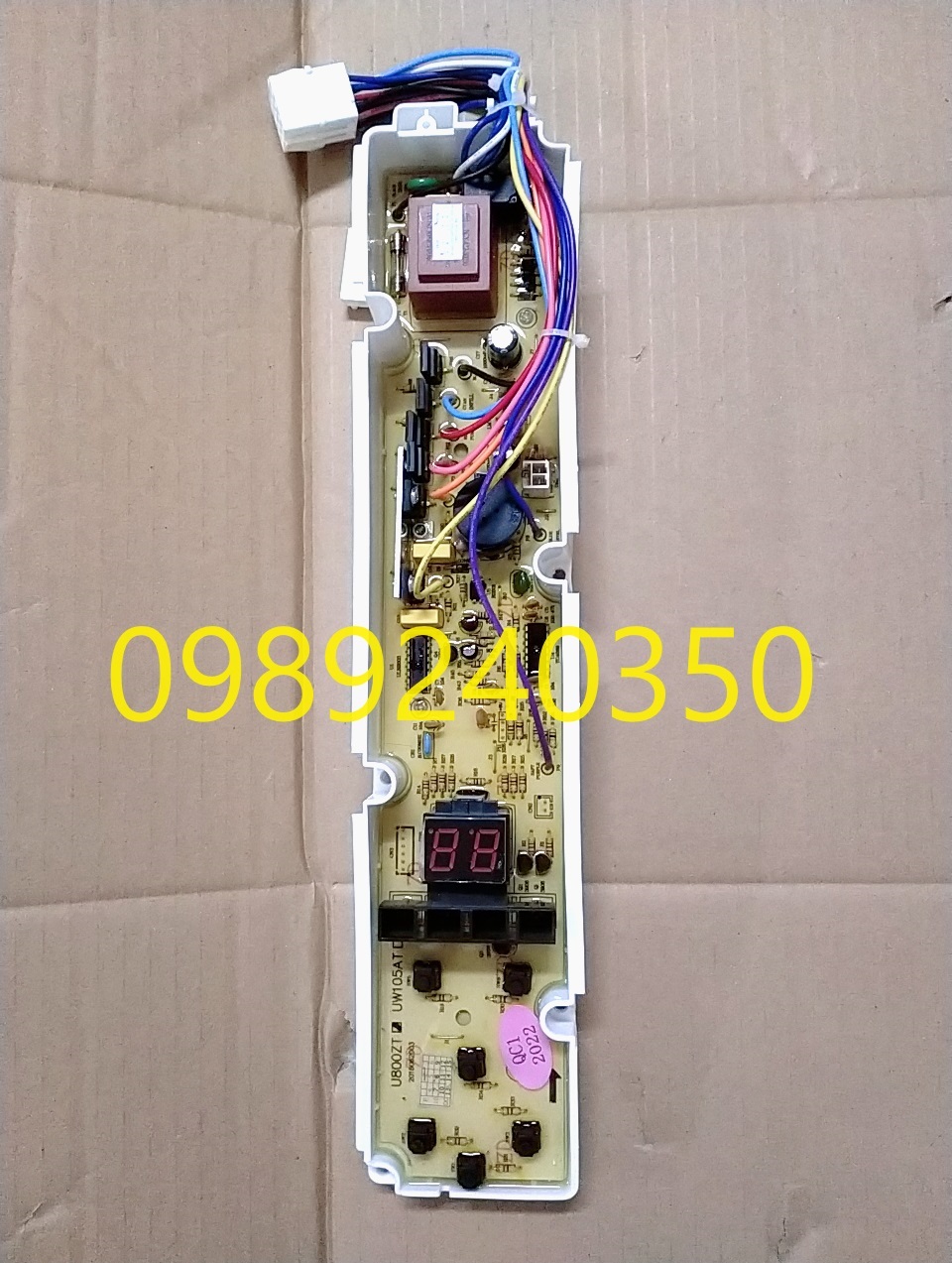 Bo mạch máy giặt sanyo asw - f800z1t 8kg 6 phím mới