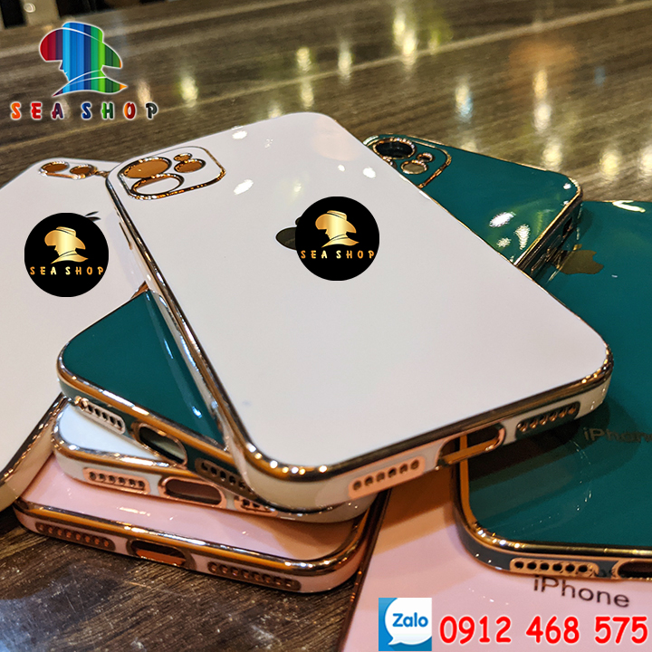 [ĐỘ iP12] Ốp lưng iphone 6, 6S - 6S Plus, iPhone 7, 7Plus,  - iPhone 8, 8Plus, iPhone X, XS, XS Max, 11 Pro Max, iPhone 12 Pro Max, iPhone 12 Mini - Nhựa dẻo -- VIỀN BÓNG -- Thiết kế viền vuông giống iPhone 12