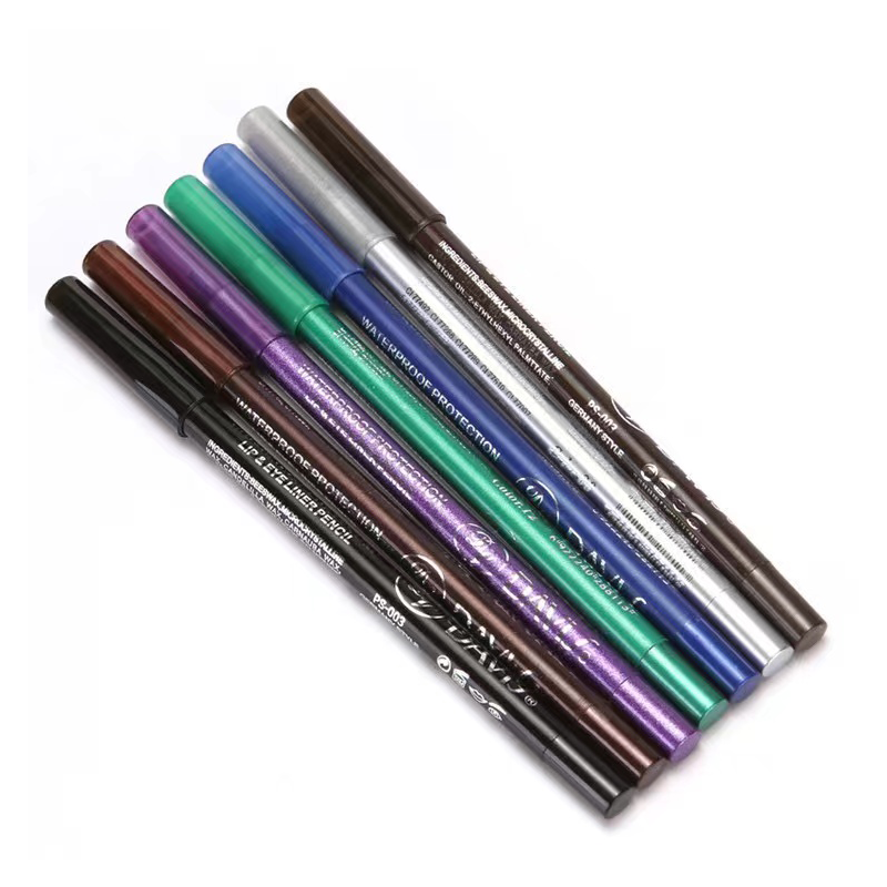 Wenefang Fashion 14 Color Waterproof Not Blooming Eyeliner Pencil Long-lasting No Fade Women Colorful Eye Liner Liquid Pen Makeup Cosmetic. 