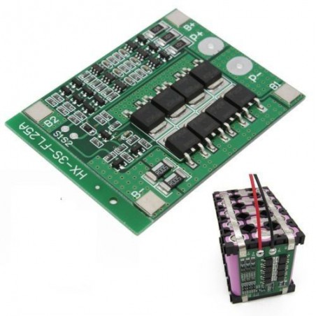 3S 25A 18650 Lithium Battery BMS- 12V by Akram Electronics | Daraz.com.bd