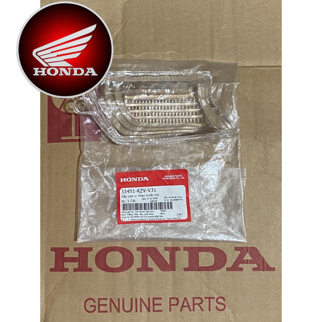 Nắp đèn xi nhan trước-bên trái honda dream 110.