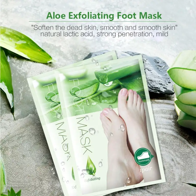 ภาพสินค้ามาร์คเท้า มาส์กเท้า มาร์คลอกเท้า มาร์คเท้าเนียน ถุงมาร์คเท้า สูตรAloe vera แก้เท้าแตก เท้าด้าน EFERO Exfoliating Foot Mask By Selectshopping จากร้าน selectshopping บน Lazada ภาพที่ 7