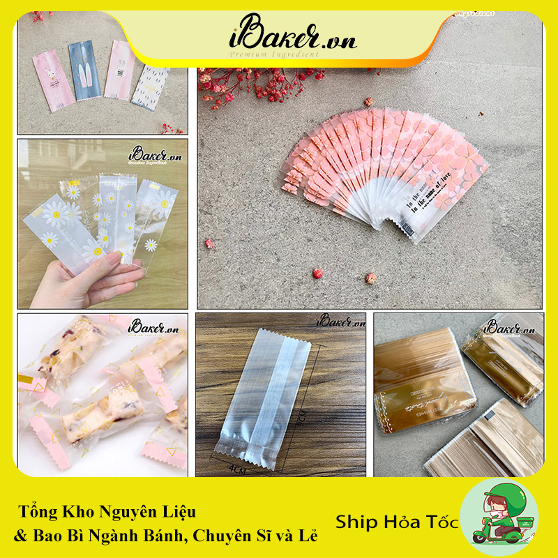 Túi kẹo Nougat nhiều mẫu (xấp 100c)