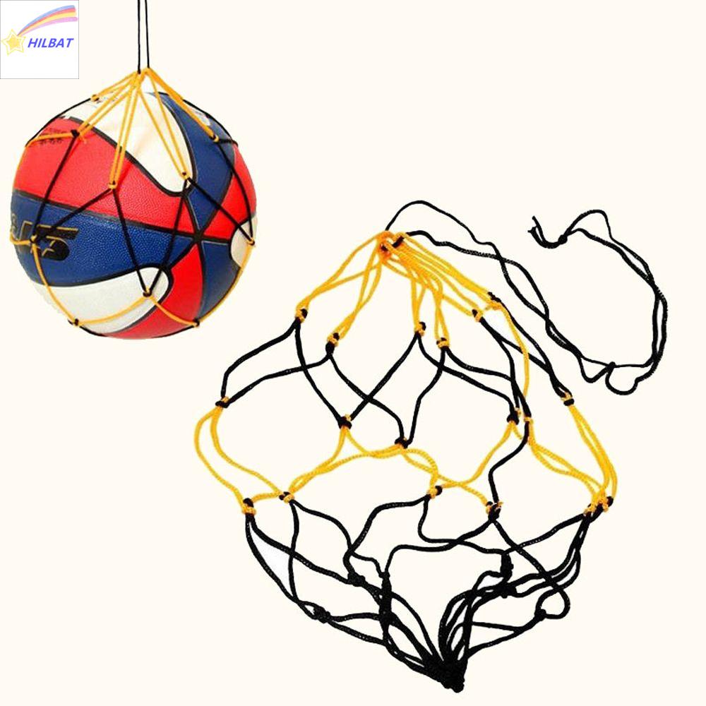 Hilbat đen và cam nylon quả bóng túi lưới bóng đá tui lươi bóng rổ