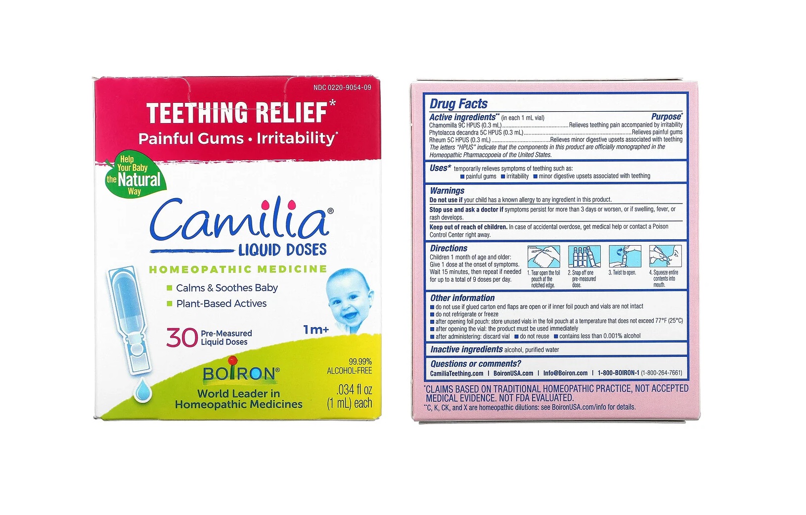 [PREORDER] CAMILIA TEETHING RELIEF 1 MONTH+ 30 PREMEASURED LIQUID