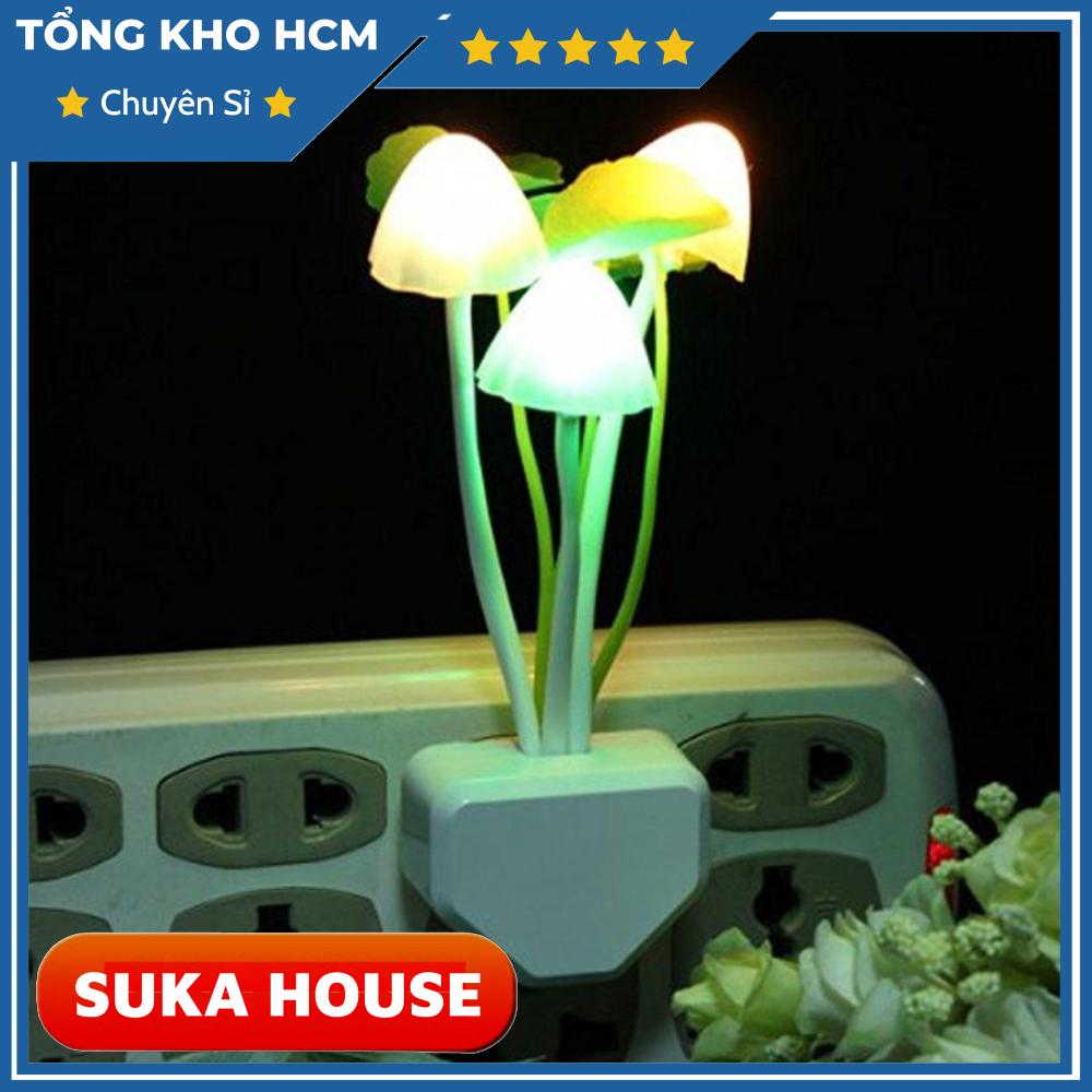 Đèn Ngủ Cảm Ứng Hình Nấm Xinh Xắn A125